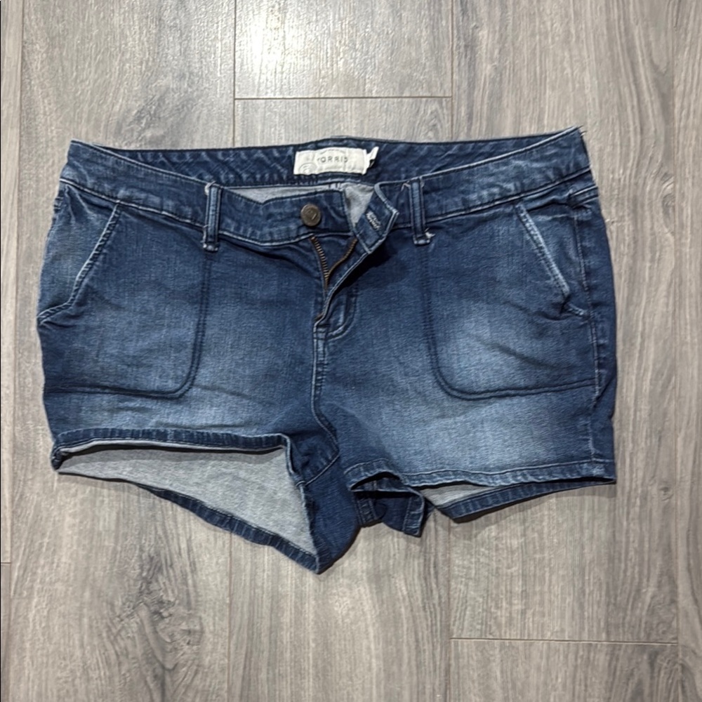 Women's Blue Denim Shorts